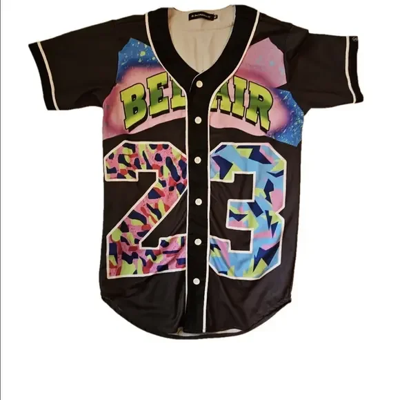 Black Multicolor Kids Jersey Mr. Bao XL - Picture 8 of 12